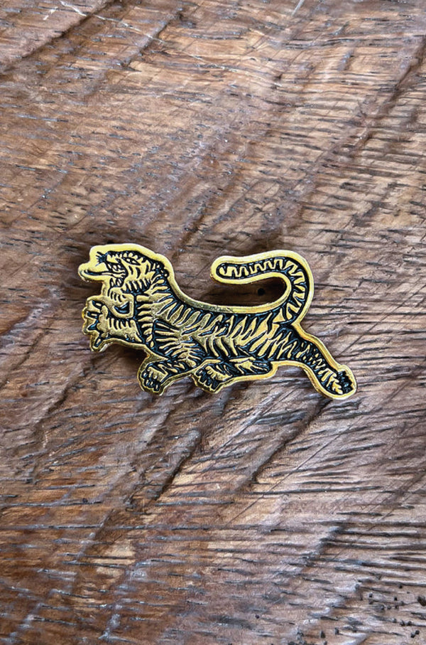 Gold Tiger Pin