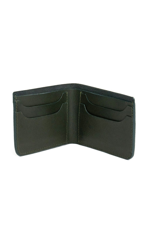 Billetera Cuero Verde