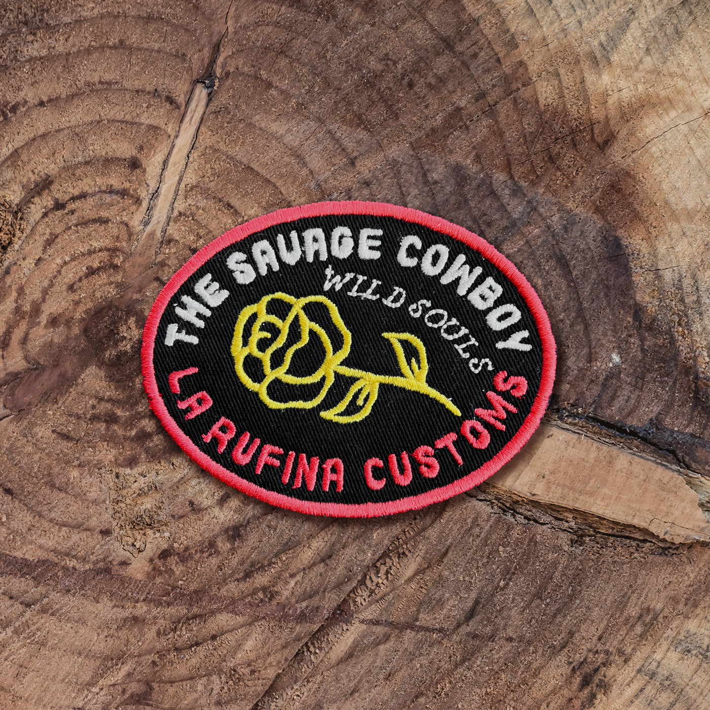 The Savage Cowboy Rose patch